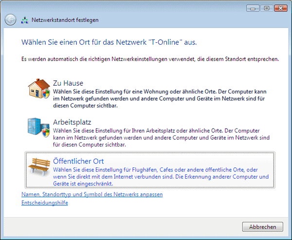 Anleitung DFÜ Verbindung DSL unter Windows Vista Teil 7
